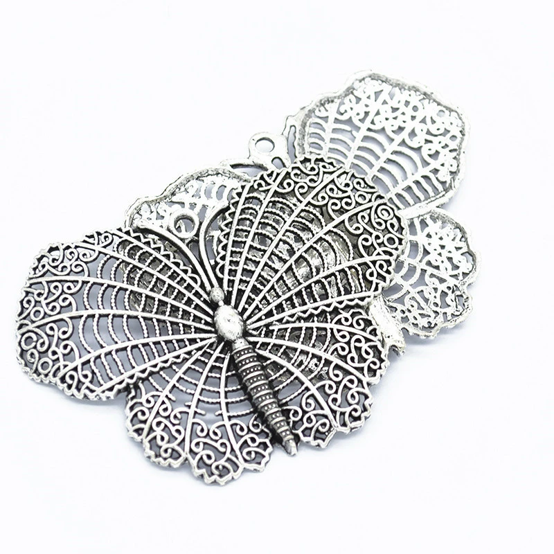 

6pcs Butterfly Charms DIY Jewelry Making Pendant Fit Bracelets Necklaces Earrings Handmade Crafts