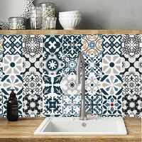 morocco pattern strip tiles wall sticker cupboard kitchen tables decoration wallpaper peel stick art wall decals