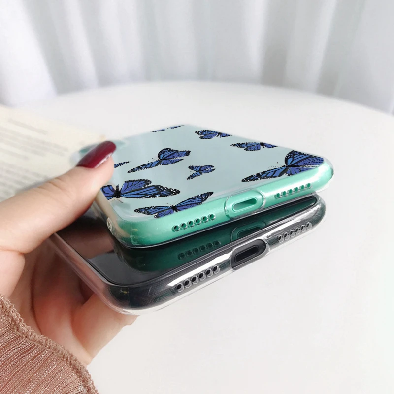 case for xiaomi mi 11 11i 10t lite 9 se 8 poco x3 nfc f3 m3 redmi note 10 9 8 pro 10s 9t 9s 8t cute color butterfly phone cover free global shipping