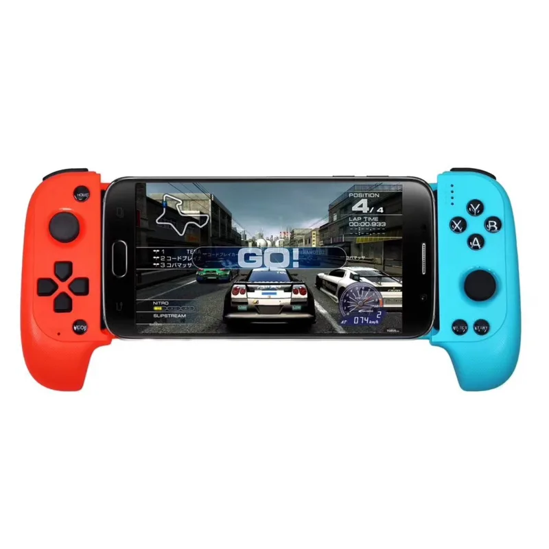 Беспроводной Bluetooth контроллер для мобильных игр "Telescopic Gamepad Joystick" для управления играми на телефонах Samsung, Xiaomi, Huawei, IOS и Android.