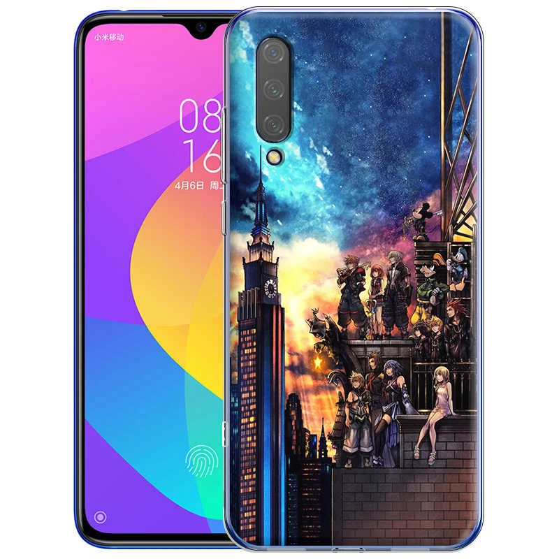 Kingdom Hearts Silicone Case for Xiaomi MI Note 10 A3 A2 A1 9T 9 8 6 Max 3 SE Pro Lite Pocophone F1 | Mobile Phone Cases &amp Covers