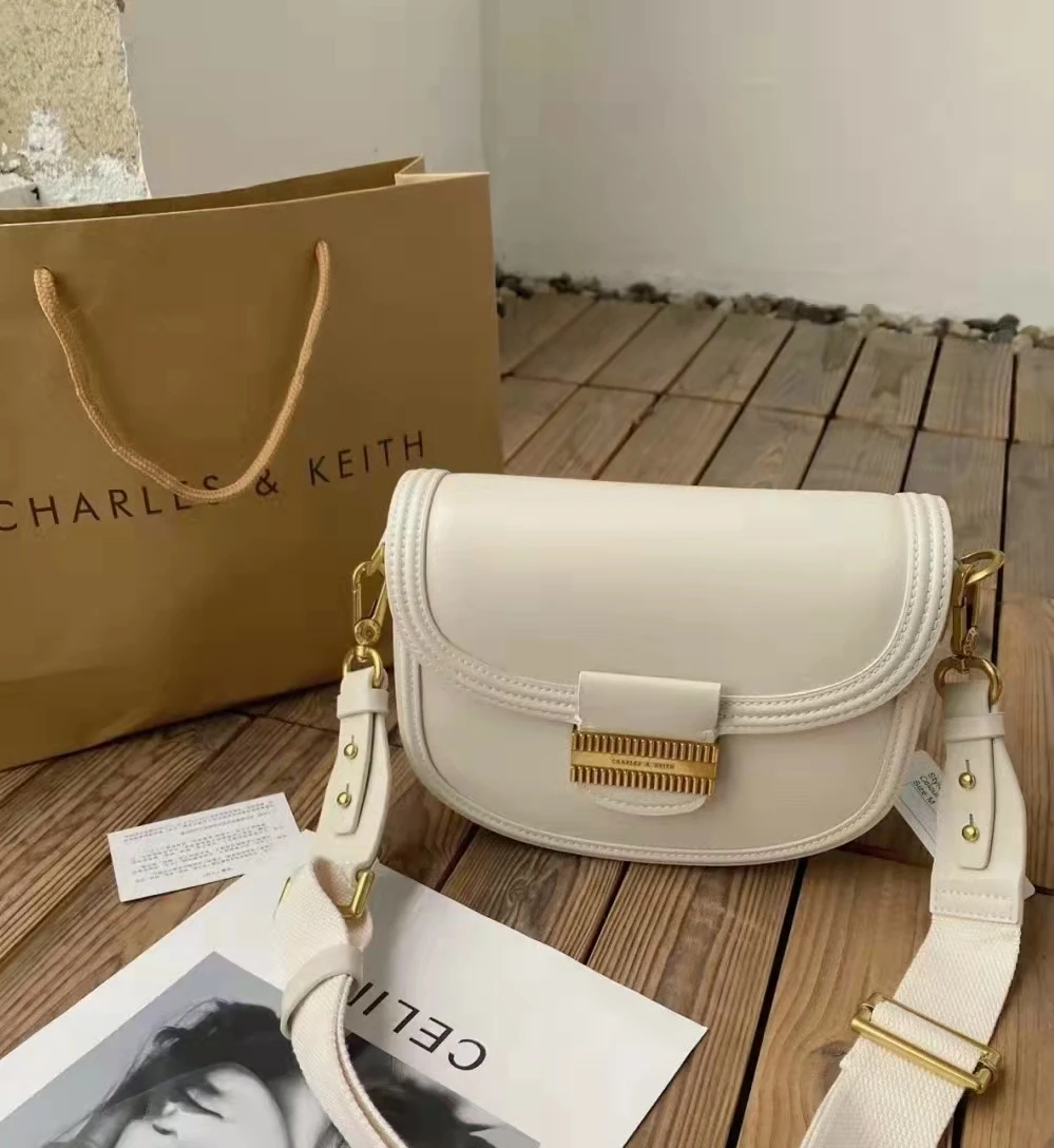

New Arrival 2021 Buckle Single Bag Women Shoulder Bag England Temperament Style Hand Bag
