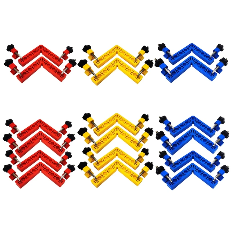 

90 Degrees Positioning Squares,Right Angle Clamp , Metal L-Type Corner Clamp Carpenter Tool for Clamping to Boxes