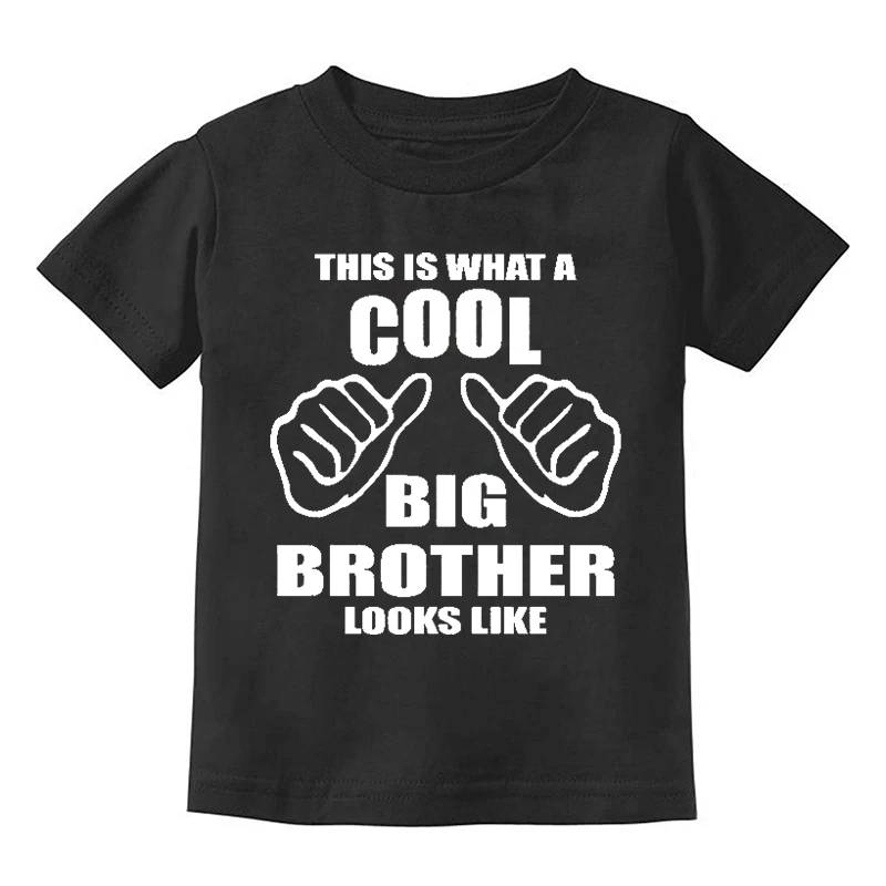 

This is What a Cool Big Brother Looks Like Youth's T-Shirt Funny Shirts graphic t shirts