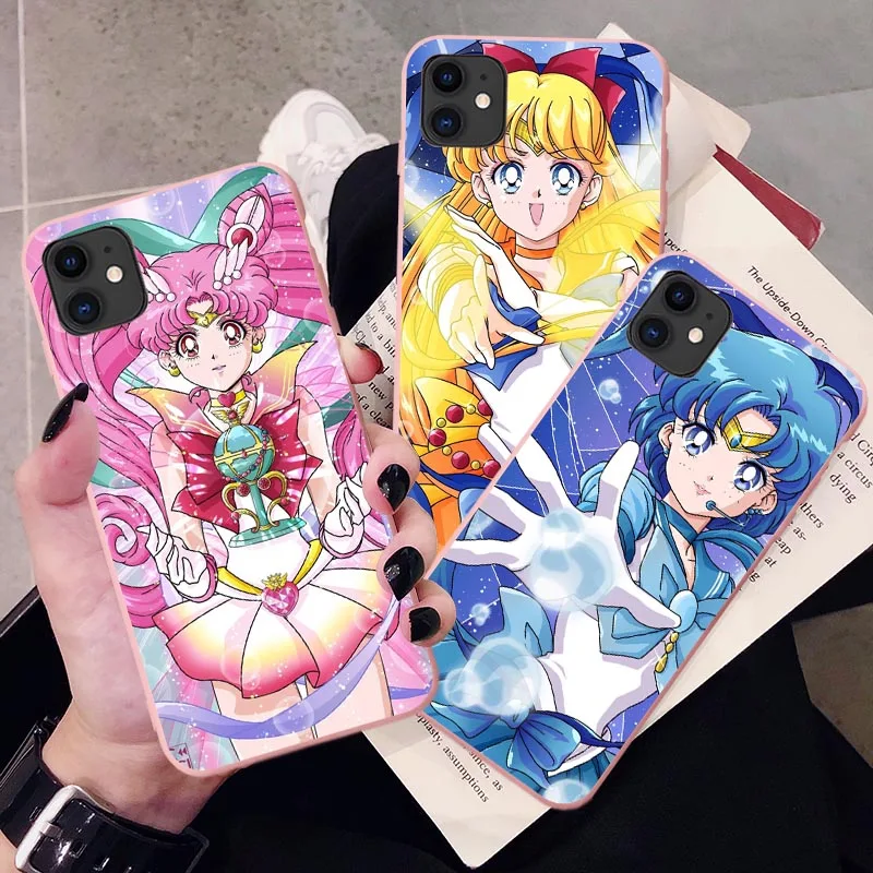Чехлы для телефонов Brave Moon Girl силиконовые мягкие чехлы 6 6S 7 Plus 11 Pro Max 8 X XR XS SE