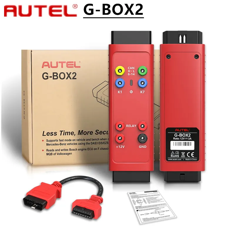 Оригинальный Autel G BOX2 инструмент для Mercedes Benz все основные потерял контейнер под
