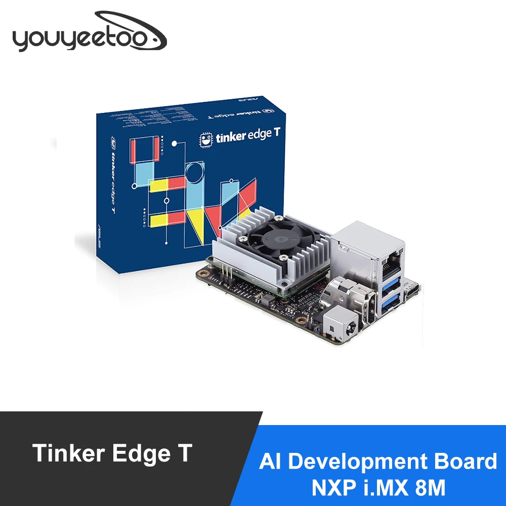 Макетная плата ASUS Tinker Edge T AI NXP i.MX 8M Google TPU 4 топа оптимизированная для TensorFlow Lite 1GLPDDR4