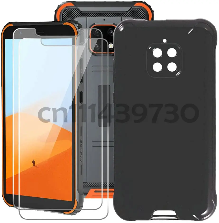 3-in-1 Case + Glass For Blackview BV4900 Pro Screen Protector On BV4900S protective Film |