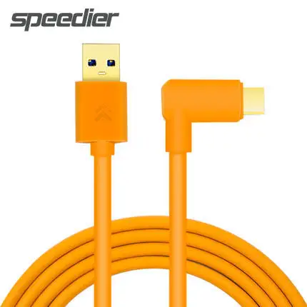 USB 3 0 USB-C (высокая видимость оранжевый) 1 кабель для передачи данных онлайн съемки