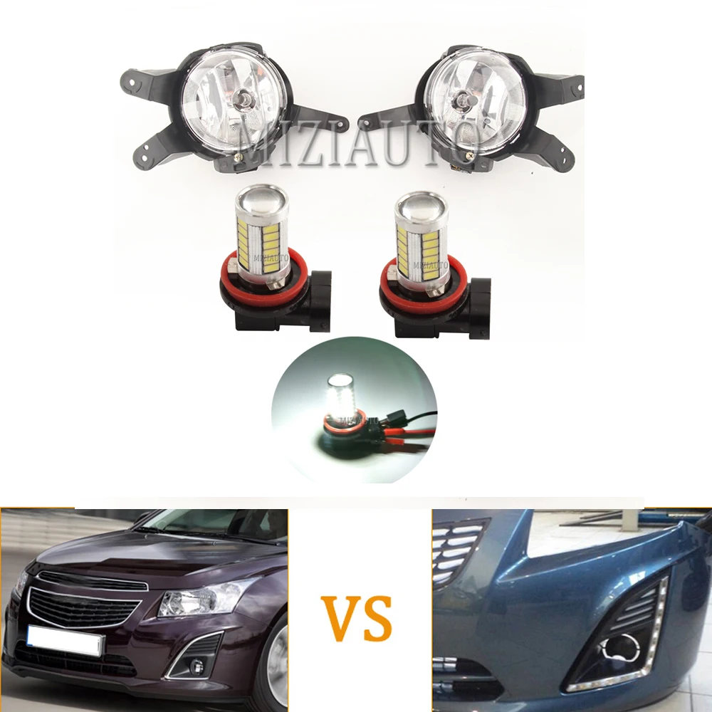 Светодиодный фонарь светильник s для Chevrolet Cruze 2009 2014 туман головной Галогенные