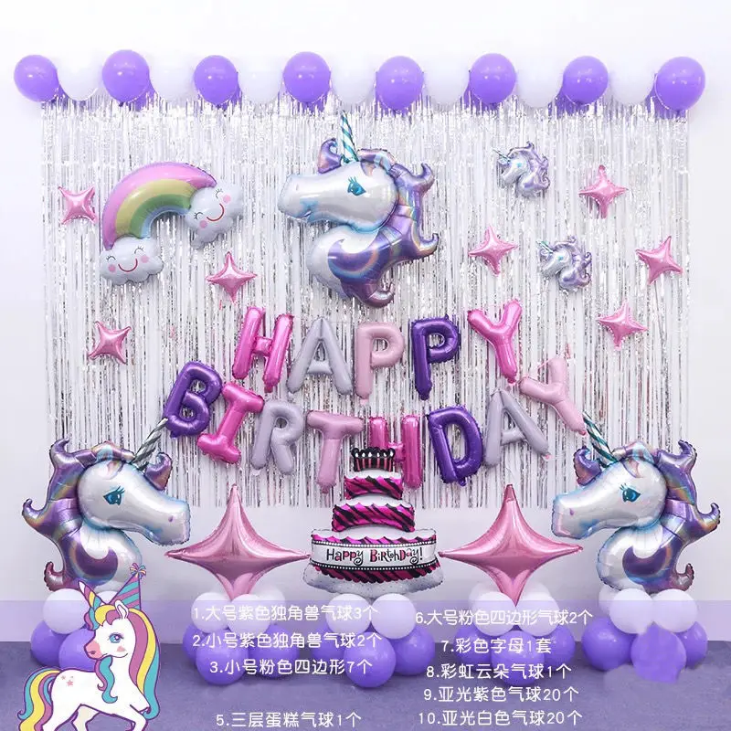 Творческий день рождения Празднование счастливого дня Алюминиевая Пленка