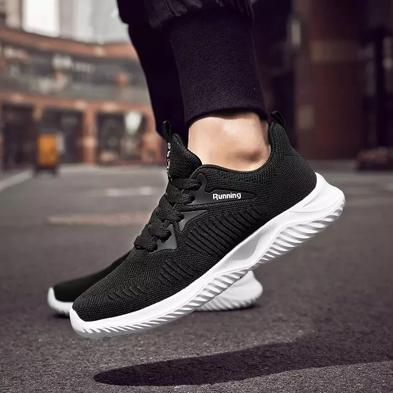

2020 Lightweight Running Shoes Comfortable Men Sneaker Breathable Non-slip Outdoor Walking Shoes zapatillas de hommbre