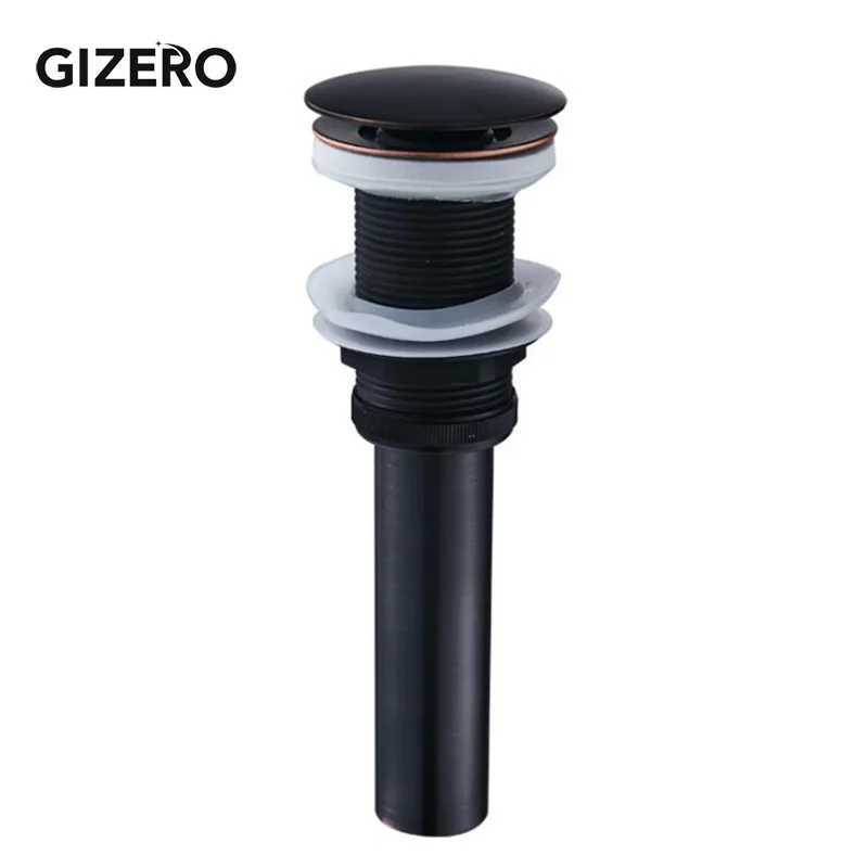 Аксессуары для ванной комнаты сливной фильтр раковины черная отделка щелчок