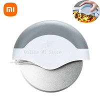 new xiaomi huohou pizza cutter stainless steel cake knife pizza wheels scissors kitchen baking tools for pizza pies waffles