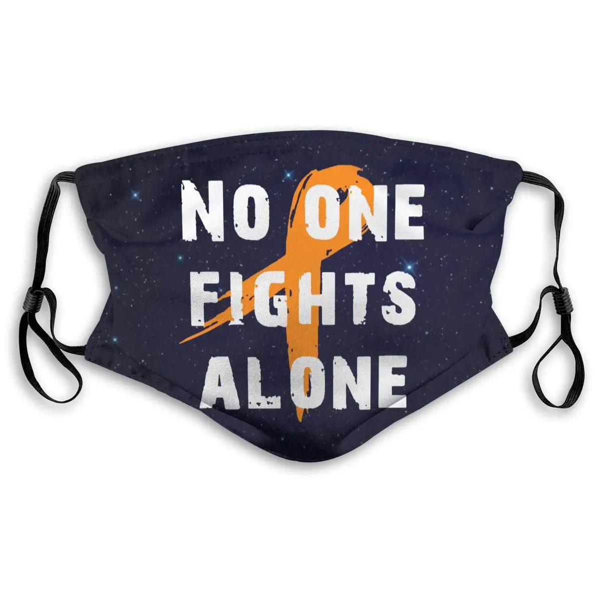 

No One Fights Alone Active Carbon Filter Mask with PM2.5 Filters 5 Layers of Protection for Men Women