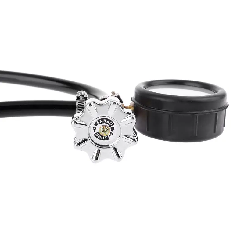 Манометр с клапаном 0 psi 7 бар|Манометры| |