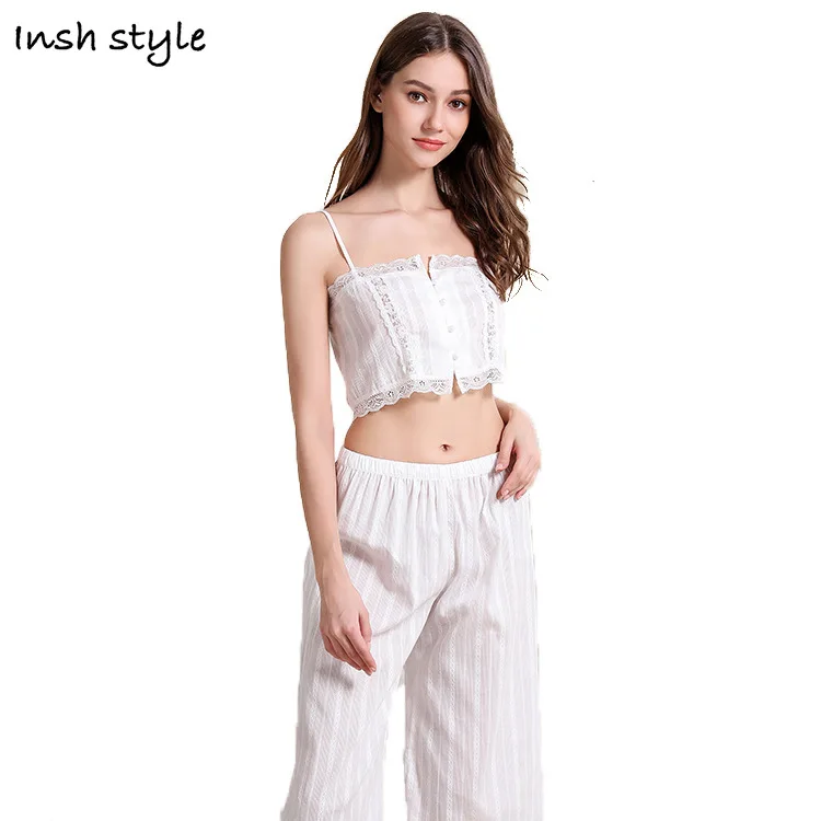 

Women's Pajamas 2021 New Trousers Home Service Suits. Pj Sets For Women