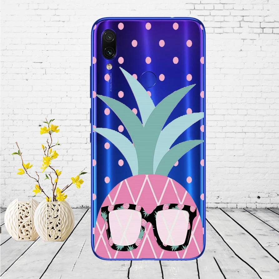 C35 Чехол для Xiaomi Redmi Note 7, силиконовый чехол для Xiaomi Redmi Note 7, задняя крышка, чехол для Redmi Note 7, чехол для телефона - Цвет: C35