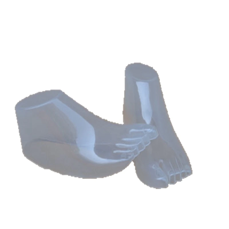 2 шт. прозрачный манекен пустышка женская обувь женские ноги носки форма короткие