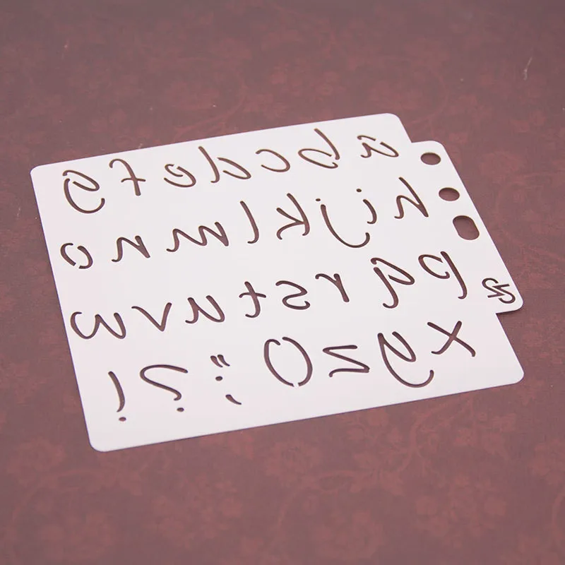 Нижний корпус букв Пластиковая форма щит Сделай Сам торт Скрапбукинг трафареты