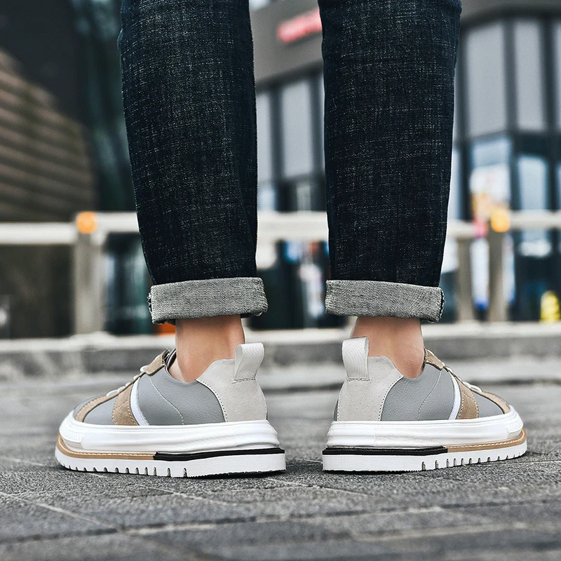 Туфли мужские из натуральной кожи дышащие удобные повседневные оксфорды на