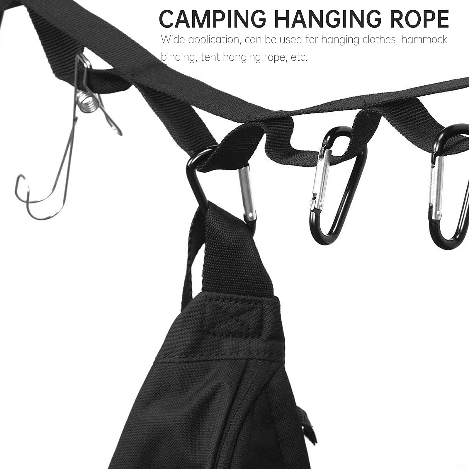 

1 Set Practical Clothesline Outdoor Clothesline Camping Lanyard Hanging Rope