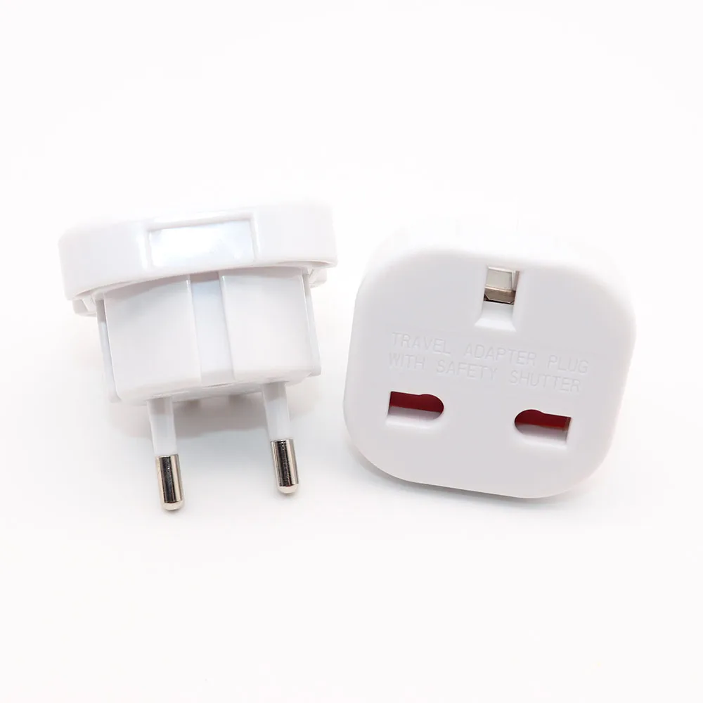 Великобритания в Европейский евро ЕС AC вилка адаптера зарядного устройства