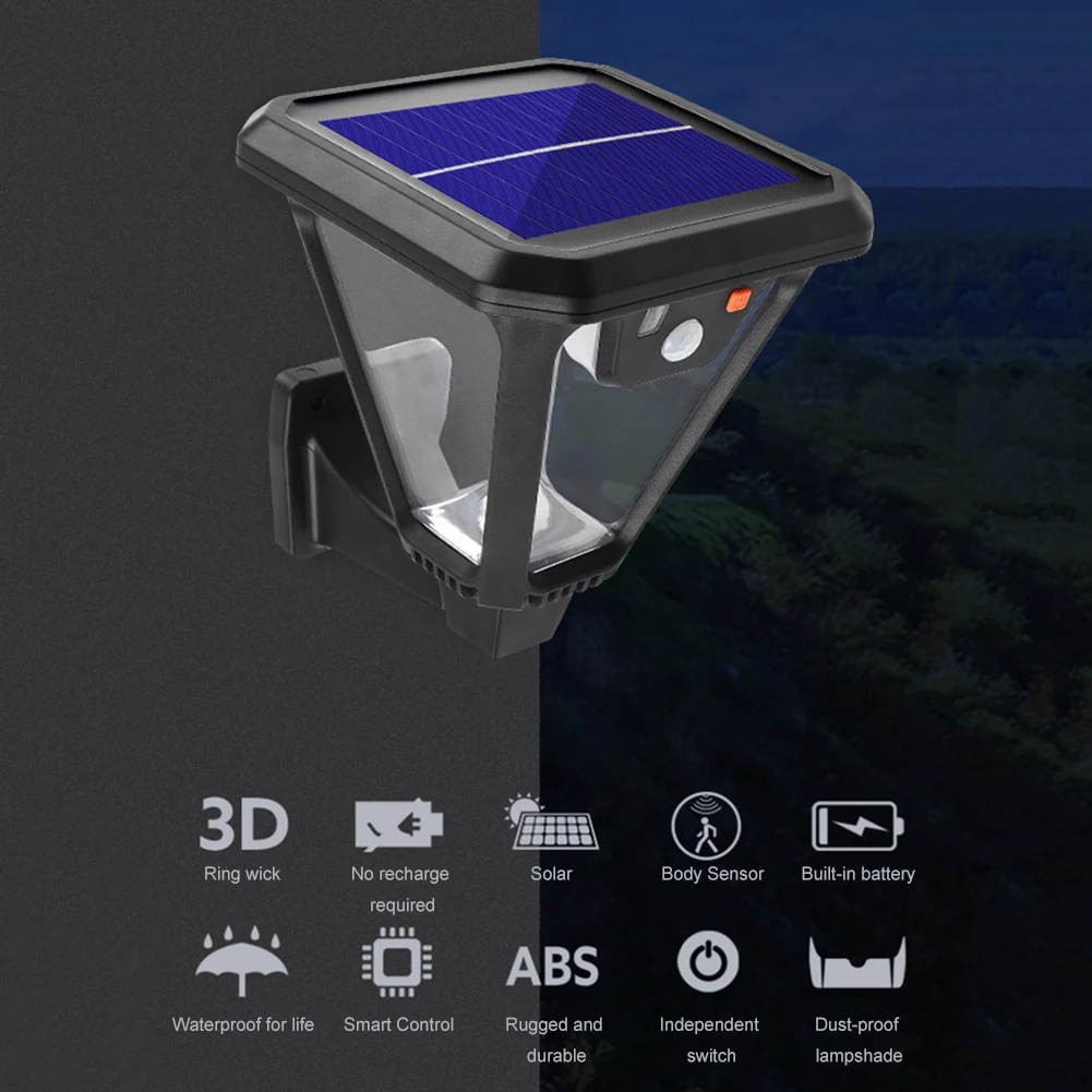 

2 в 1, светодиодный светсветильник льник на солнечной батарее