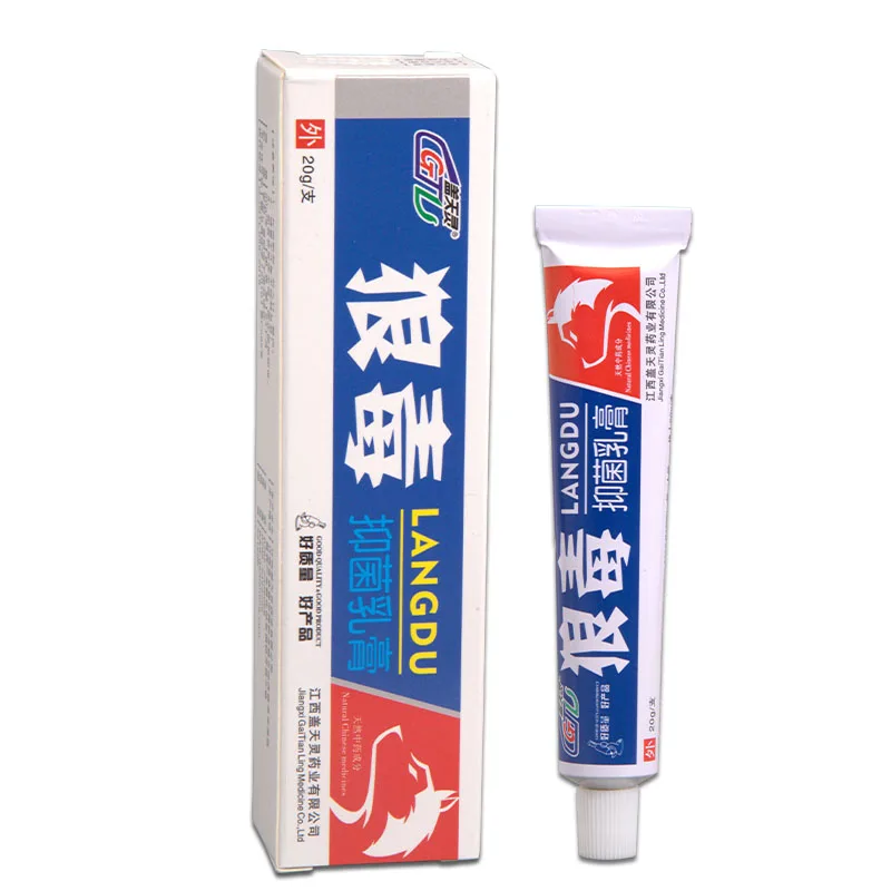 Лангду мазь для кожи внешняя травяная эссенция Антибактериальный противозудный
