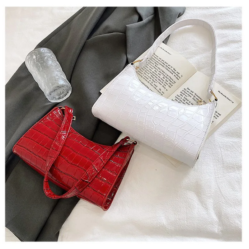 

Модная Изысканная сумка для покупок, повседневные женские сумки-тоуты в стиле ретро, сумки на плечо, женская кожаная однотонная сумка на цеп...