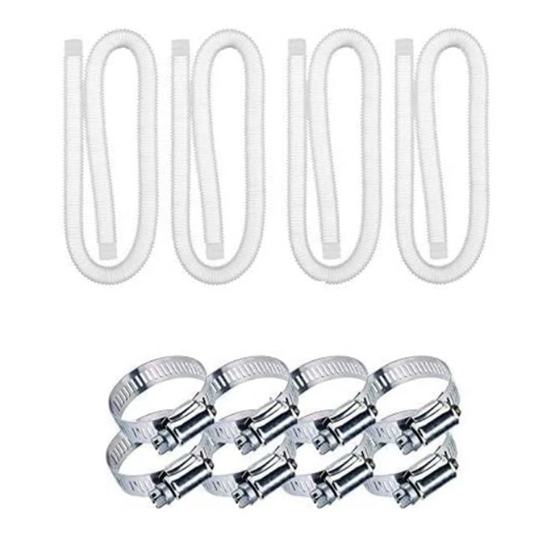 

Swimming Pool Replacement Hose Metal Clamp,for Ground Swimming Pool,Replacement Hose for Intex 330 GPH,530 GPH,1000 GPH