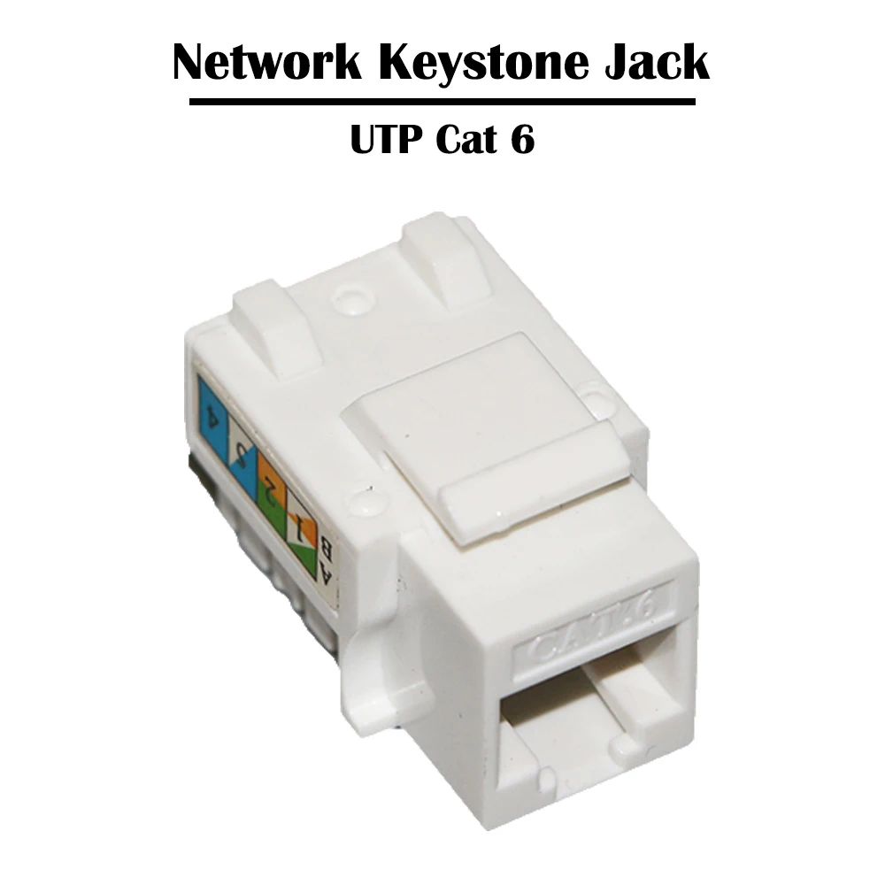 Сетевой тестер Keystone Jack Fluke с разъемом Ethernet 50 шт./лот Cat 3/Cat 5e/Cat 6 передача данных RJ11/RJ
