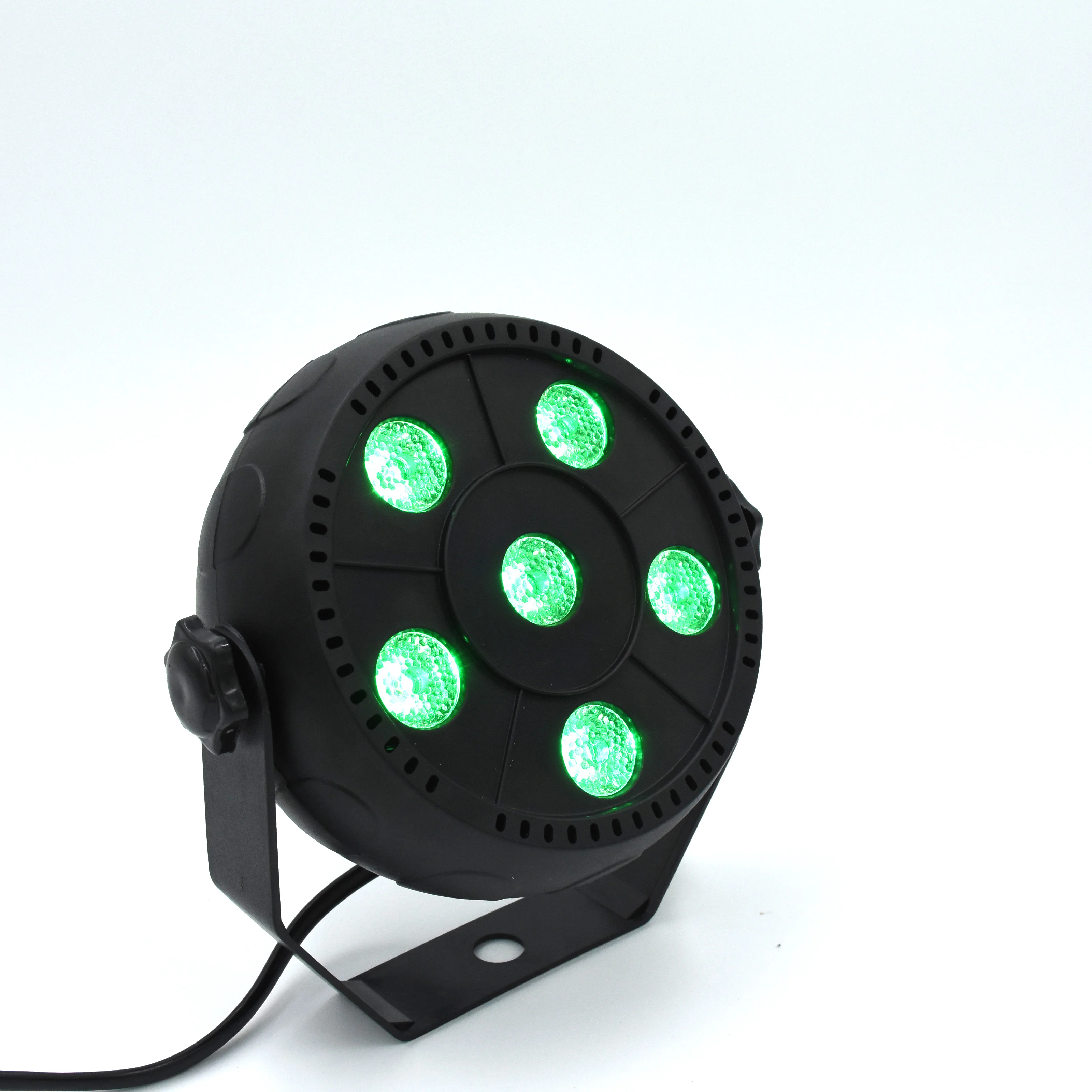 Светодиодный светильник для сцены 6 бусин мини-Голосовое управление RGB три в