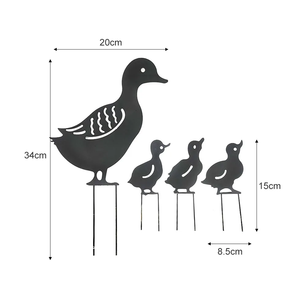 

5/1Pc Pasen Kip Metalen Dock Voor Pasen Tuinieren Ornamenten Yard Iron Art Outdoor Tuin Achtertuin Gazon Stakes tuin Kip Grote