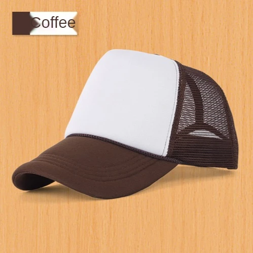 

Factory Price Personalized Custom LOGO Blank Mesh Baseball Cap Free Accept 1pcsDIY Adjustable Adult Men's Hats and Women's Hats