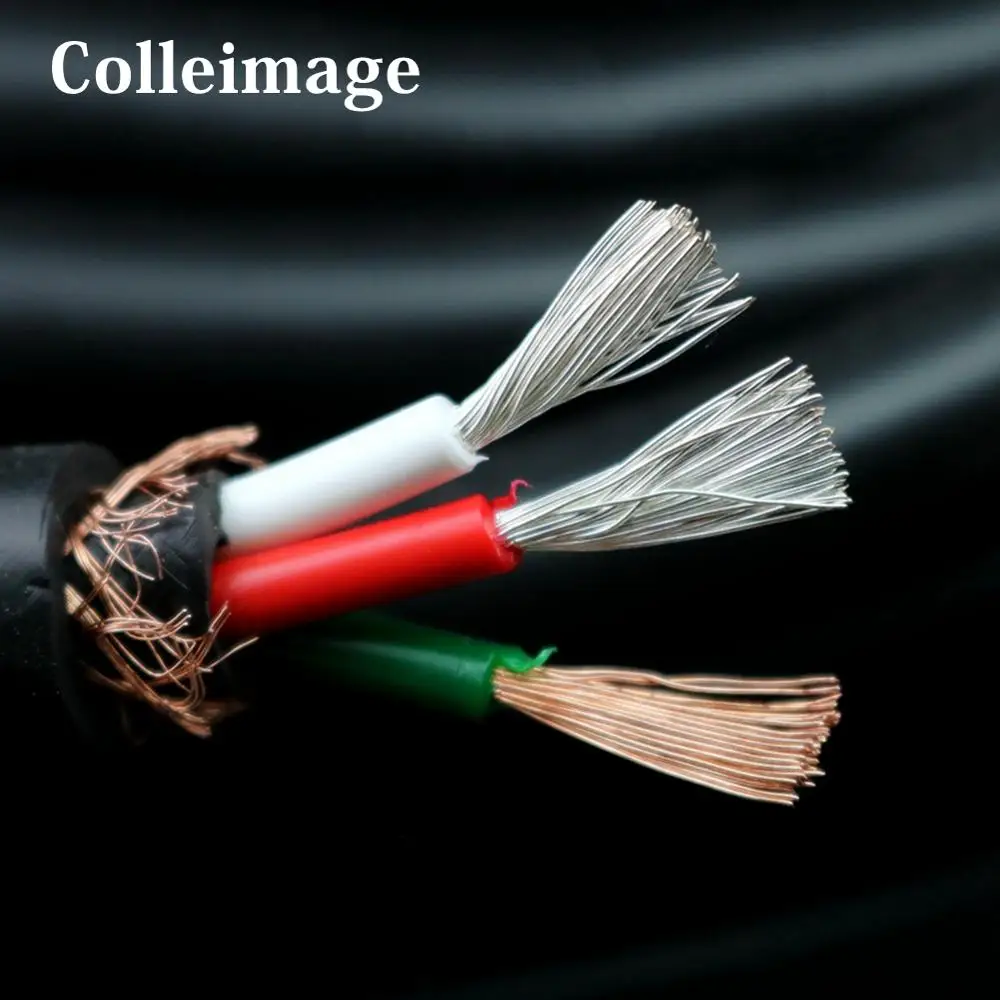 Colleimage Hifi аудио посеребренный OFC кабель питания для DIY EU/UK/US питания|Кабели VGA| |