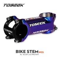 toseek wcs mountain bike handlebar stem 31 8mm cycling bicycle aluminium alloy dazzle color high strength cycling accessories