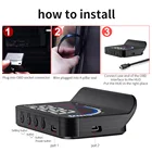 Дисплей на лобовое стекло WiiYii M13 HUD OBD2, автомобильный детектор электроники, проектор на лобовое стекло