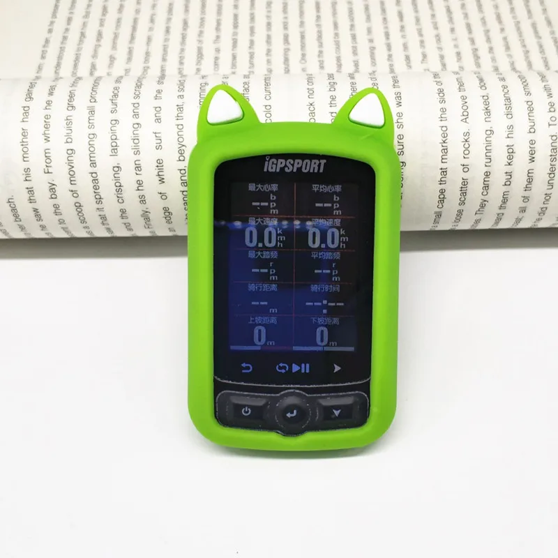 Generic Bike Gel Skin Case &amp Screen Protector Cover for IGPSPORT IGS618 GPS Computer Cartoon Cat Ear Silicone | Спорт и