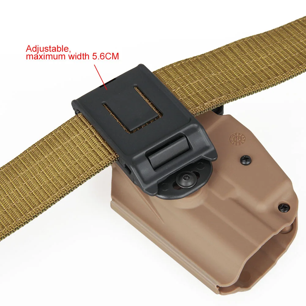 

PPT Tactical Pistol Holster Black Tan Green Color Holster 100mmx150mm For Glock G17 G20 G21 G22 G37 HK7-0072