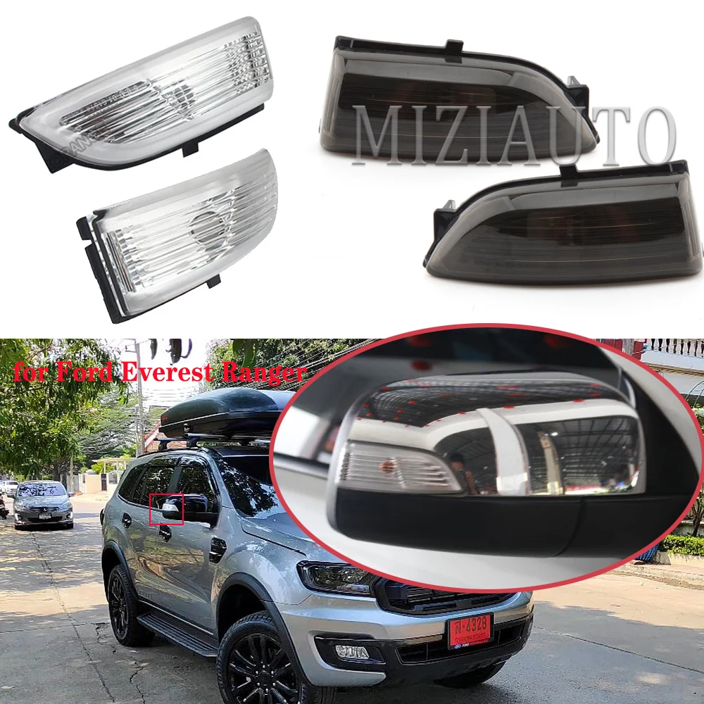 2 шт. светодиодный боковое зеркало заднего вида для светильник Ford Everest Ranger 2012 2013 2016
