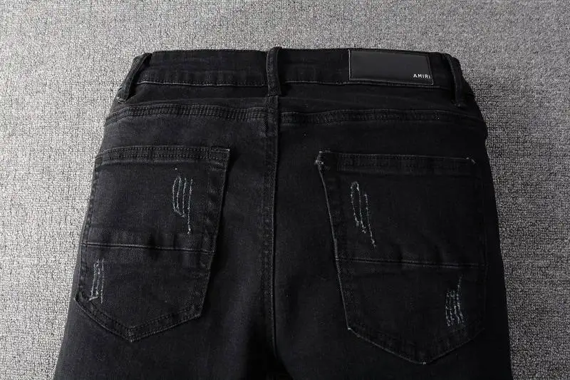 

2021 New Designer Amiri Denim Jeans Holes Trousers Pants Biker Jeans HOMME Ripped Jeans COOLGUY Jeans Men Pants 662