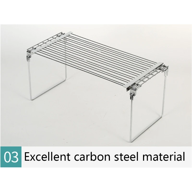 

2 in 1 Kitchen Expandable Counter Shelf Stackable Pantry Shelves Carbon Steel Cabinet Shelf Organizers