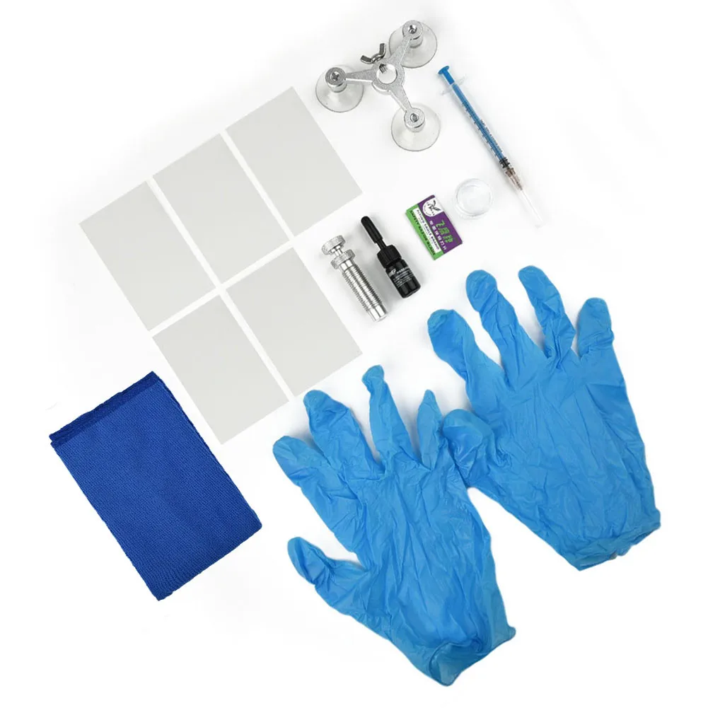

DIY Car Window Repair Tools Resin Curing Glue Windshield Repair Kit Glass Scratch Crack Restore Car Window Glass Repair