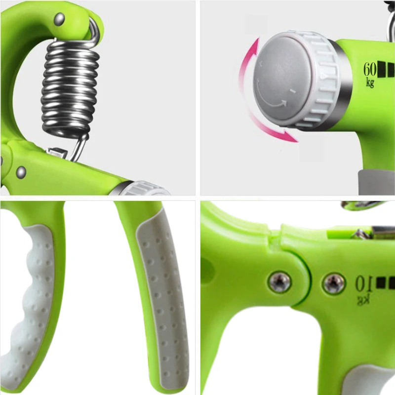 

5-60Kg Adjustable Heavy Gripper Fitness Hand Exerciser Grip Wrist Training Increase Strength Spring Finger Pinch Carpal Expander