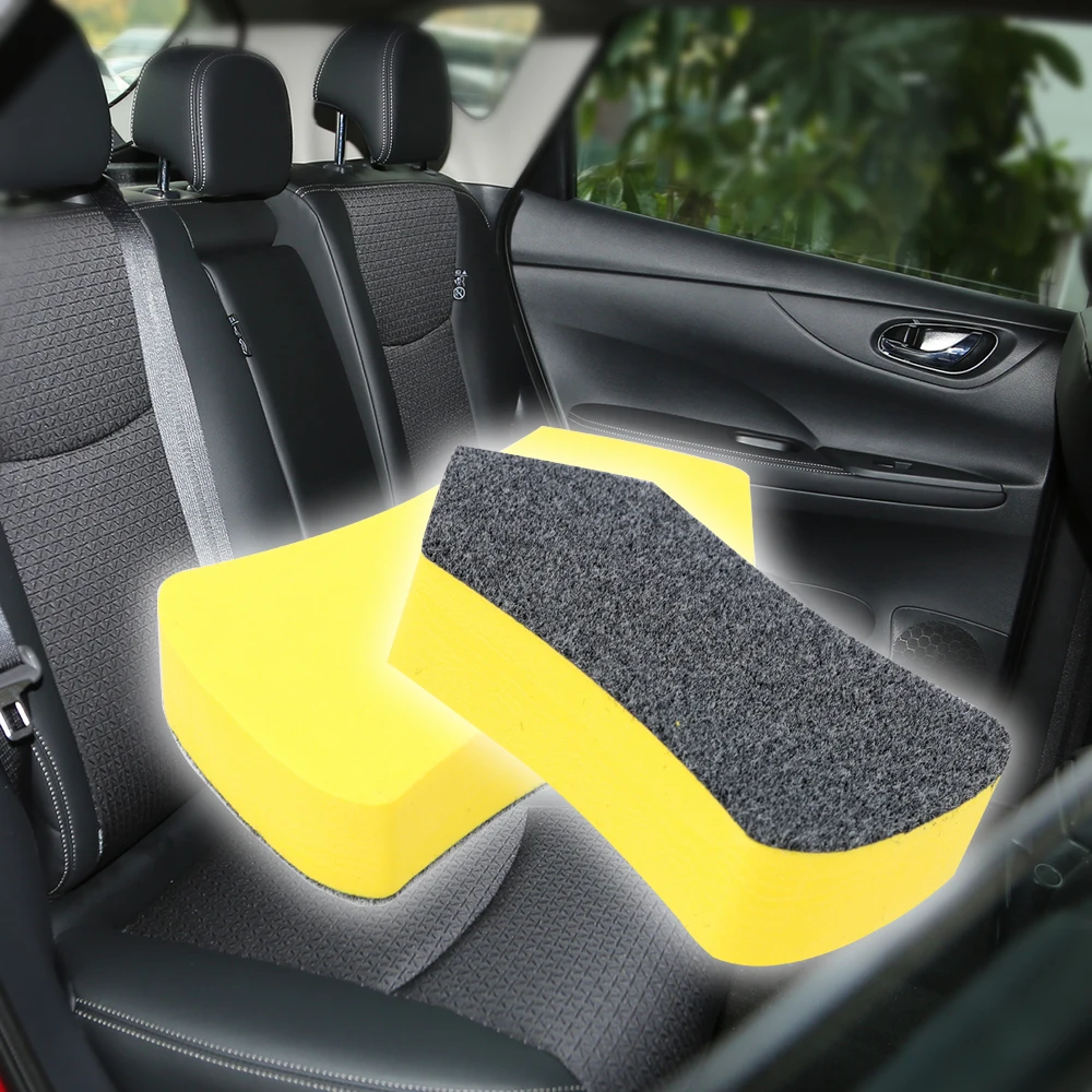 

1Pc For Car Leather Seat Auto Care Detailing Polishing Tool Car Cleaning Brush Interior Cleaning Brush Felt Washing Tool