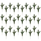 30 шт., искусственные сосновые медиаторы, рождественские сосновые иглы, стебли сосновой зелени, рождественские украшения для творчества, зимние праздники