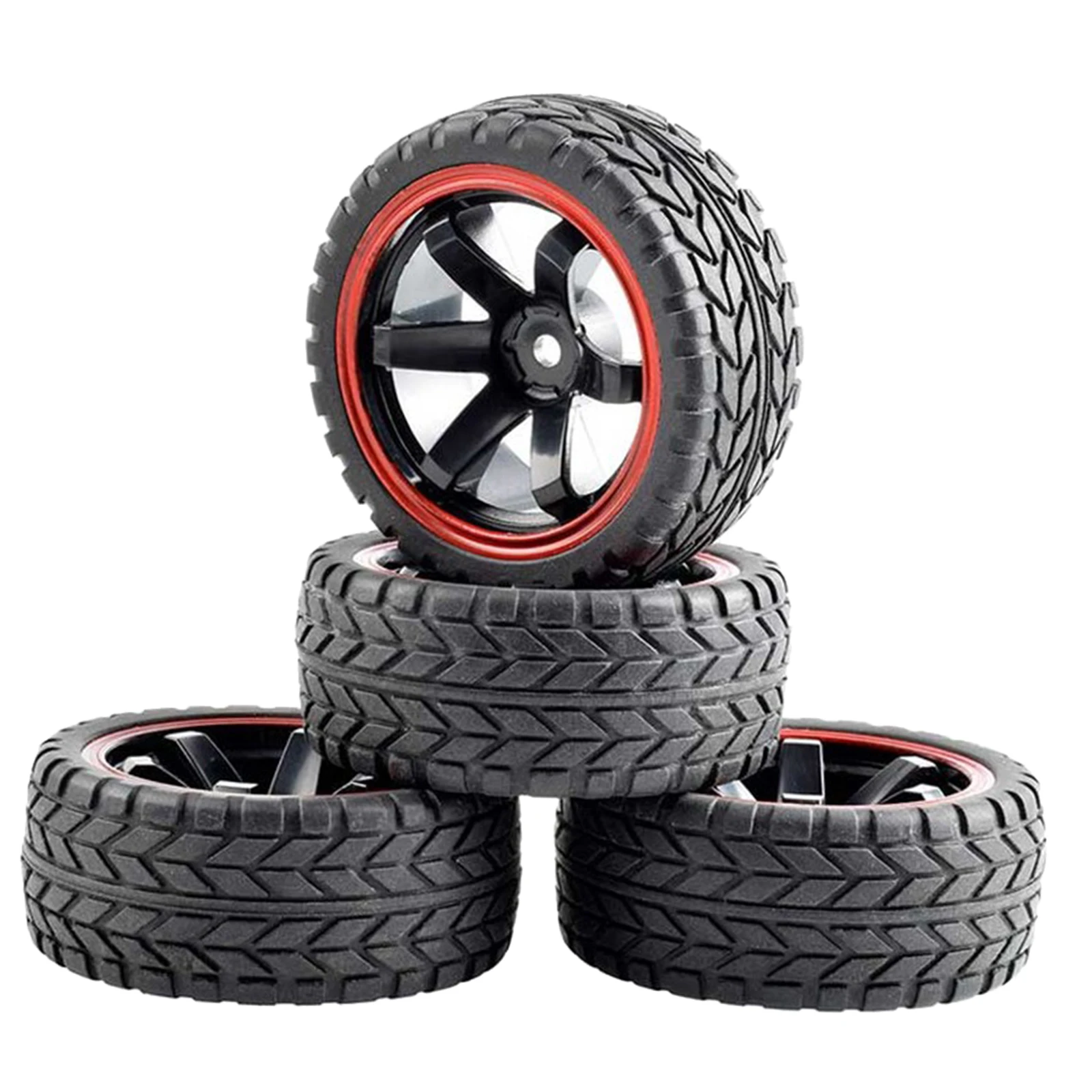 4pcs 75mm RC Tires &amp Wheels Rims 12mm Hex Hub for WLtoys 144001 124019 On/Off Road Crawler Monster Trucks Upgrade Parts | Игрушки и