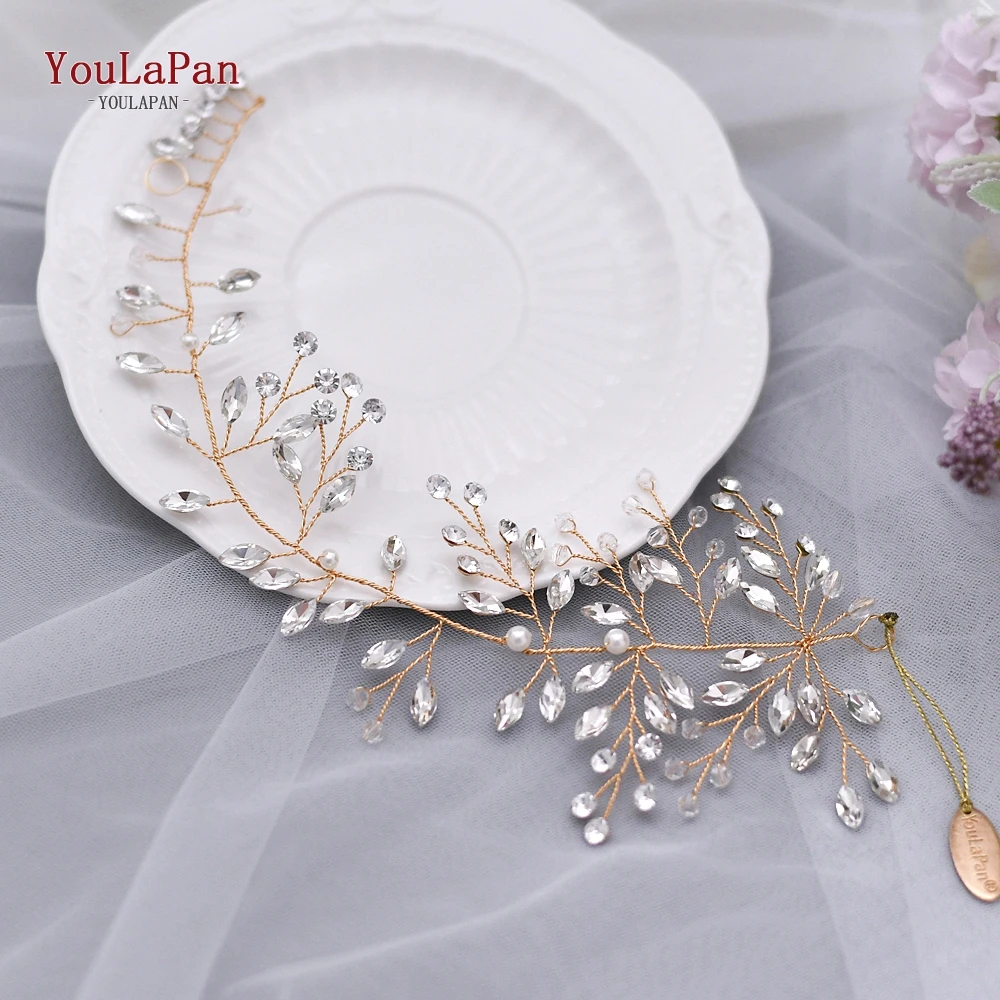 Свадебный головной убор TOPQUEEN HP21 свадебные аксессуары для волос Свадебные