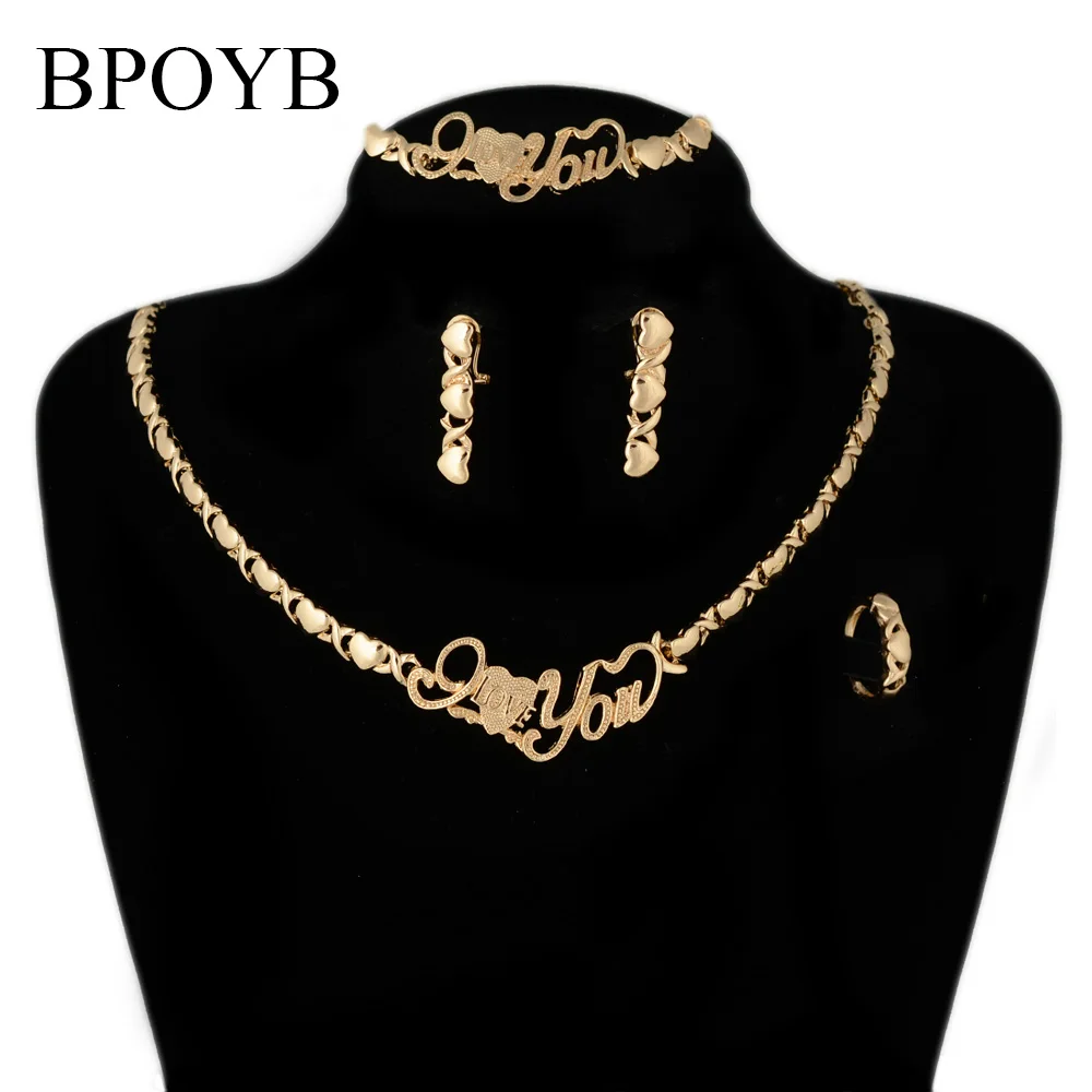 Модные Простые бусины BPOYB с надписью I Love You Xo Heart Роскошные итальянские из
